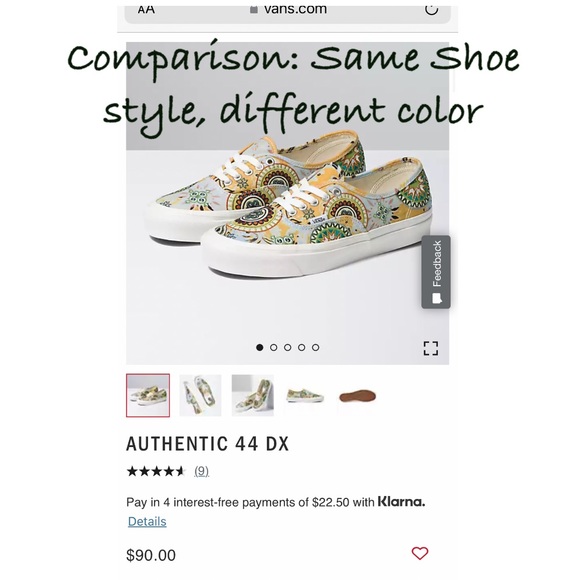 *NEW* Vans Authentic style Tie Dye Sneaker - Picture 7 of 7